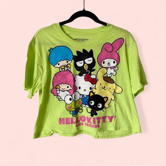 Hello Kitty Tops - Hello Kitty Bright Green Tee